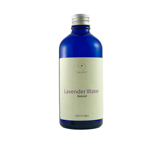 Organic Lavender Water from The Heart of Rose Valley - Bulgaria - 100ml Amber Glass Bottle + Spray Pump - 100% Pure and Natural Lavender Hydrosol for Skin, face, Hair and Body