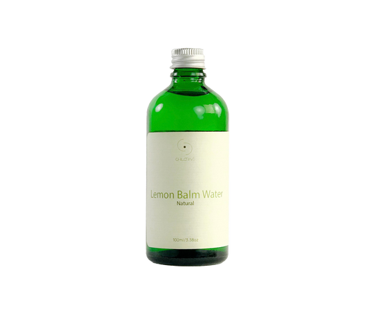Organic Lemon Balm Water from The Heart of Rose Valley - Bulgaria - 100ml Amber Glass Bottle + Spray Pump