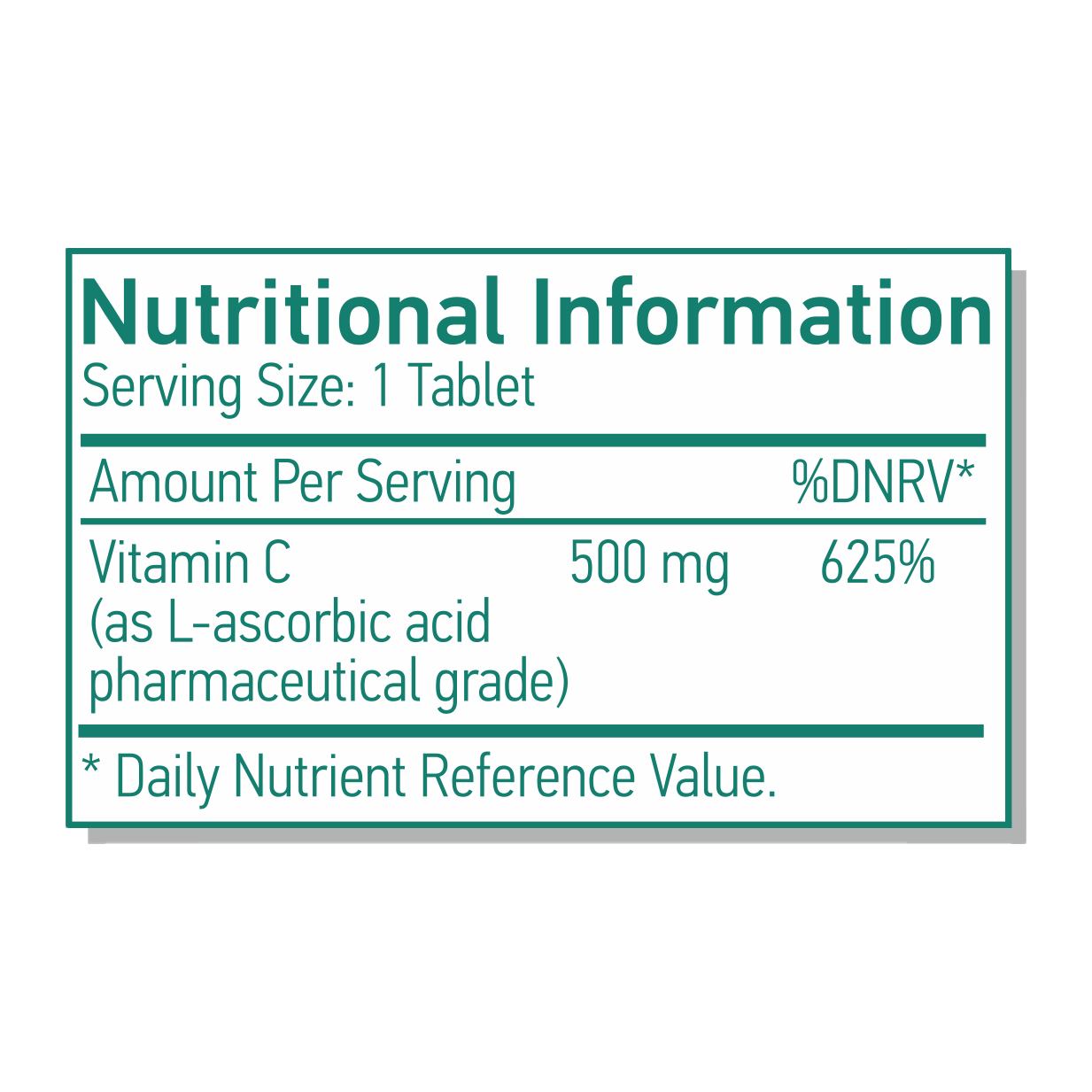 VITAMIN C 500MG TABLETS