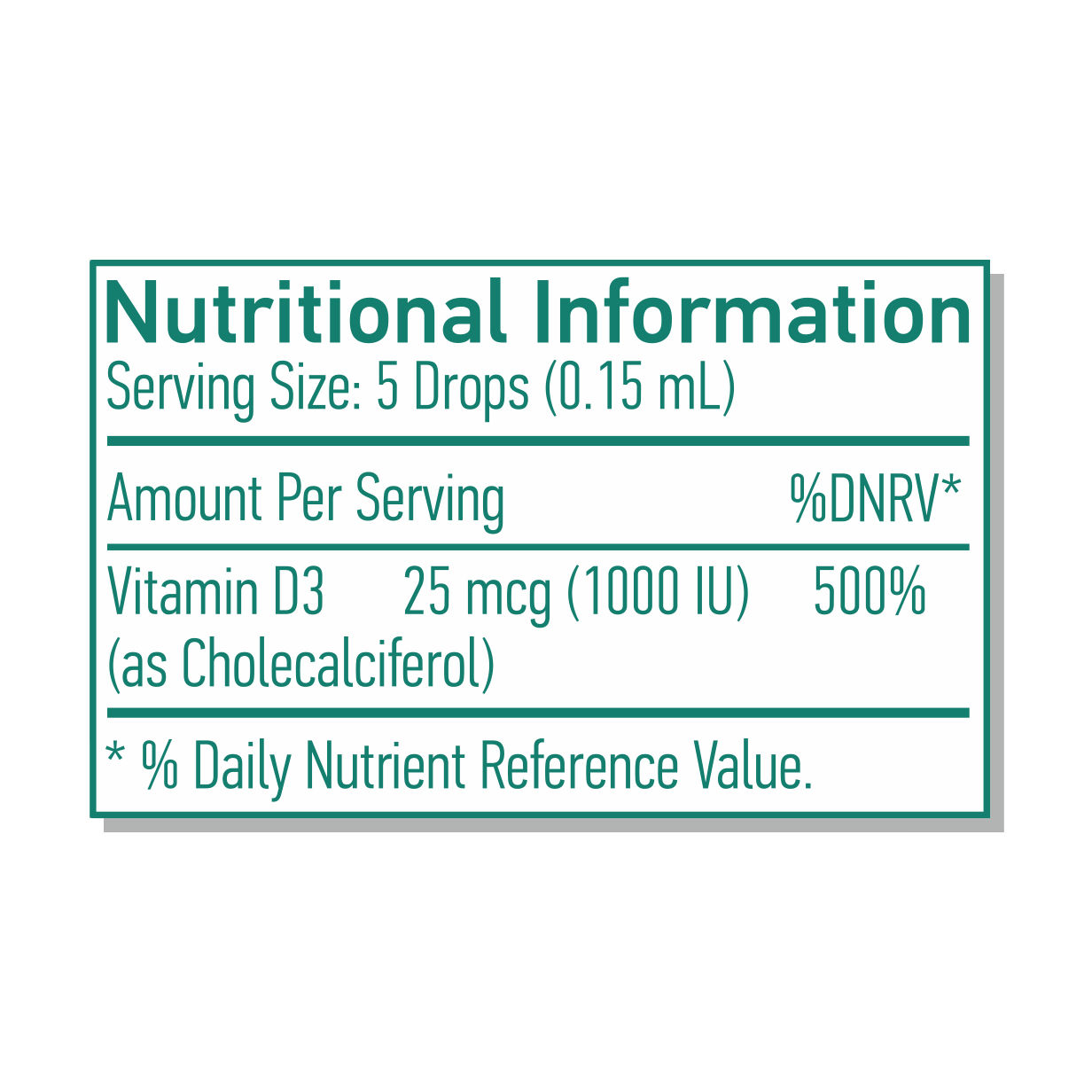 VITAMIN D3 50ml LIQUID